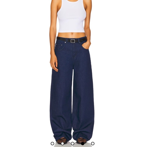 NWT GRLFRND Denim Revolve Enya Dropped Crotch Jeans in Franklin Size 25